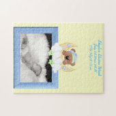 Aangepaste geboorte aankondiging puzzel (Horizontaal)