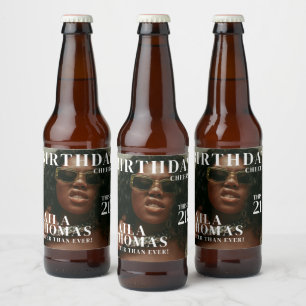 Aangepaste Geboortepartij Tijdschrift Cover Cheers Bier Etiket