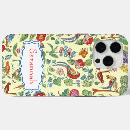 Aangepaste geborduurde patroontelefoon Case-Mate iPhone case (Achterkant (horizontaal))