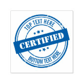 Aangepaste gecertificeerde stempel personaliseren (Design)