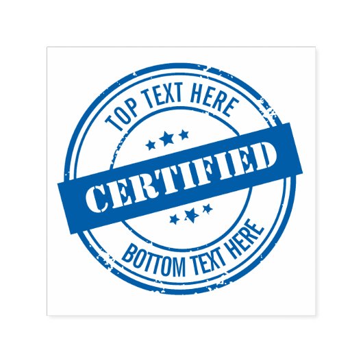 Aangepaste gecertificeerde stempel personaliseren (Design)