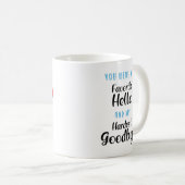 Aangepaste gedenkplaat of hond koffiemok (Voorkant rechts)