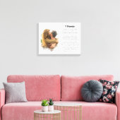 Aangepaste gedichtenprint, bruiloft songteksten me canvas afdruk (Insitu (Woonkamer))