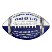 Aangepaste gedrukte Footballs met korte instructie (Voorkant)