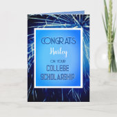 Aangepaste gefeliciteerd met het universitaire stu kaart (Voorkant)