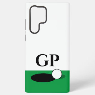Aangepaste gegraveerde golfspeler samsung galaxy hoesje