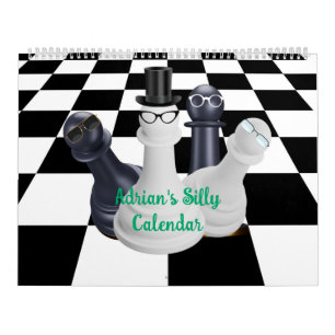 Aangepaste Gekke Chess Kalender