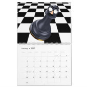 Aangepaste Gekke Chess Kalender (Jan 2027)