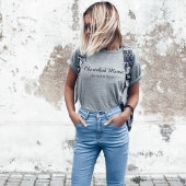 Aangepaste gekoesterde mama, Kinder naam, moderne  T-shirt