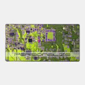 Aangepaste gele PCB-printplaat voor IT-professiona Bureaumat (Voorkant)