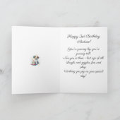 Aangepaste gelukkige 3e verjaardag Gefeliciteerd,  Kaart (Binnen)