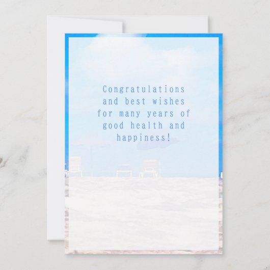 Aangepaste gelukkige pensionering (Achterkant)