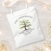 Aangepaste genealogie van familie-reünie-matching bedankzakje (Geknipt)