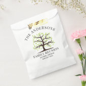 Aangepaste genealogie van familie-reünie-matching bedankzakje (Gezegeld)