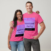 Aangepaste genieten van weekend party dans stemmin t-shirt (Unisex)