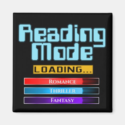 Aangepaste genreleesmodus magneet (Voorkant)