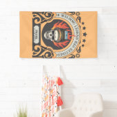 Aangepaste gepensioneerde lasser legende voeg naam spandoek (Insitu)