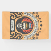 Aangepaste gepensioneerde lasser legende voeg naam spandoek (Horizontaal)