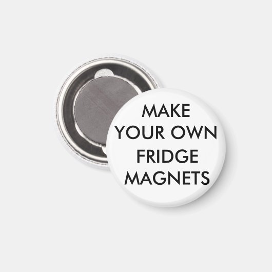 Aangepaste gepersonaliseerde 1.25 ronde koelkast m magneet (Voorkant / Achterkant)