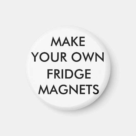 Aangepaste gepersonaliseerde 1.25 ronde koelkast m magneet (Voorkant)