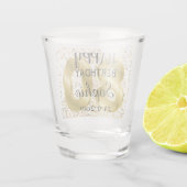 Aangepaste gepersonaliseerde 80ste verjaardag shot glas (Achterkant)