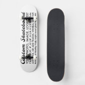 Aangepaste gepersonaliseerde 8,25" skateboard, vol skateboard (Voorkant)