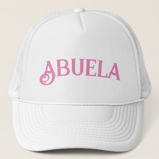 Aangepaste gepersonaliseerde Abuela Perfect oma Pe Trucker Pet (Voorkant)