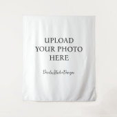 Aangepaste gepersonaliseerde achtergrond wandtapij wandkleed (Voorkant)