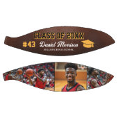 Aangepaste Gepersonaliseerde Afstuderen Senior Fot Basketbal (Panelen)