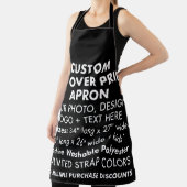 Aangepaste gepersonaliseerde all-over print Schort (Insitu)