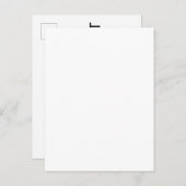 Aangepaste gepersonaliseerde Baby-aankondigings-Br Aankondigingskaart (Voorkant / Achterkant)