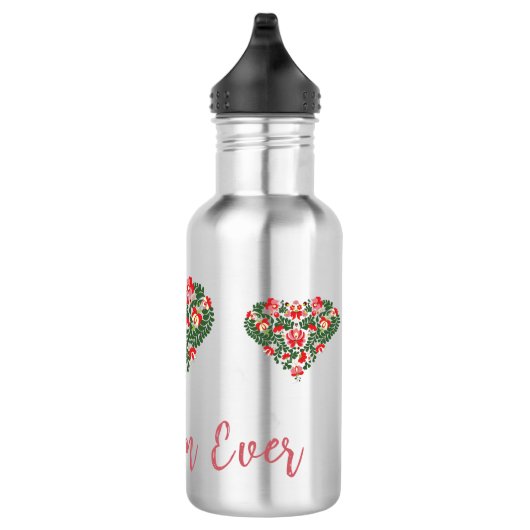 Aangepaste gepersonaliseerde Best Mum Ever Script Waterfles (Rechts)