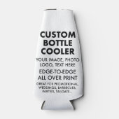 Aangepaste gepersonaliseerde bierfleskoeler Sleeve Flesjeskoeler (Voorkant)