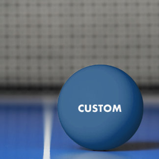 Aangepaste Gepersonaliseerde BLAUWE Tafeltennis Pingpongballen