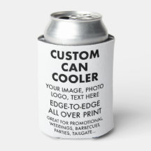 Aangepaste gepersonaliseerde blikje koeler sleeve
