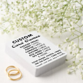 Aangepaste gepersonaliseerde CANASTA Speelkaarten (Insitu (Huwelijk))