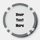 Aangepaste Gepersonaliseerde Casino Poker Chips (Achterkant)