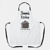 Aangepaste Gepersonaliseerde Chef's Keuken Schort, Schort (Voorkant)