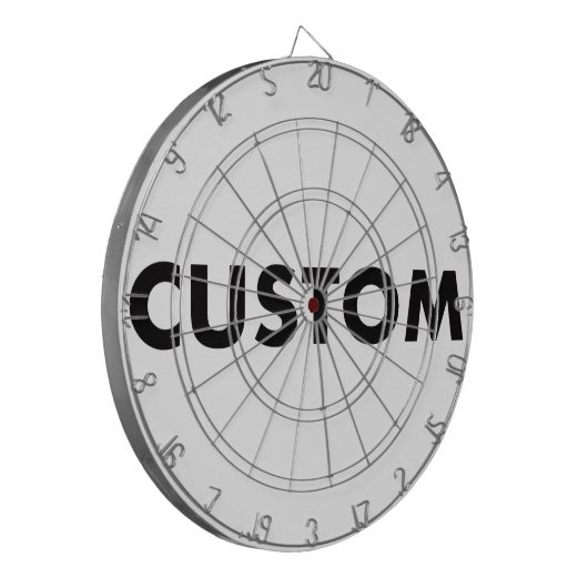 Aangepaste gepersonaliseerde Dartboard Regelgroott Dartbord (Voorkant Links)
