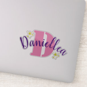 Aangepaste gepersonaliseerde duidelijke Vinyl Naam Sticker