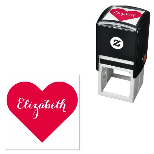 Aangepaste gepersonaliseerde elegante script naam zelfinktende stempel (In situ)