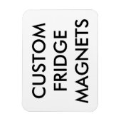 Aangepaste gepersonaliseerde flexibele magneet bla (Verticaal)