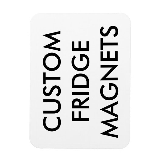 Aangepaste gepersonaliseerde flexibele magneet bla (Verticaal)