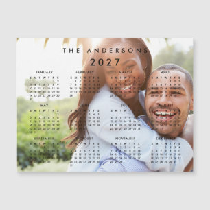 Aangepaste gepersonaliseerde foto 2027 kalender