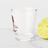 Aangepaste gepersonaliseerde foto afdrukken shot glas (Rechts)