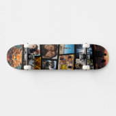 Aangepaste gepersonaliseerde foto collage skateboa skateboard (Horizontaal)