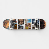 Aangepaste gepersonaliseerde foto collage skateboa skateboard (Horizontaal)
