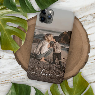 Aangepaste Gepersonaliseerde Foto Eenvoudige Liefd iPhone 11 Pro Max Hoesje