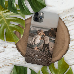 Aangepaste gepersonaliseerde foto eenvoudige liefd iPhone 11 pro max hoesje