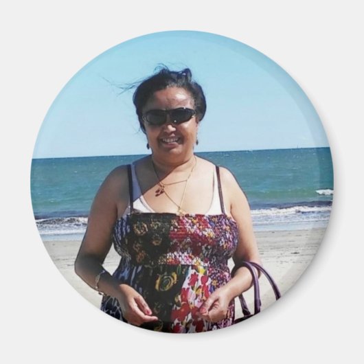 Aangepaste gepersonaliseerde foto geschenk magneet (Voorkant)